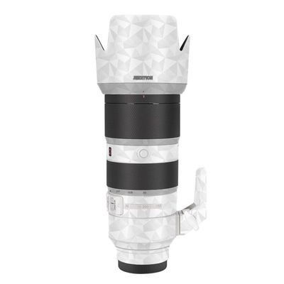 Skin Lens Camera Accessories Vinyl Wrap Body Protective Film for Sony FE 70-200mm F2.8 GM OSS Sticker Protector Decals FE 2.8/70-200 GM OSS 2.8(Triangle White)