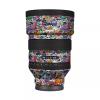 Anti-Scratch Camera Lens Sticker Coat for Sony FE 85mm F1.4 GM Vinyl Wrap Protective Film Body Protector Skin FE 1.4/85 GM 85 1.4(Graffiti White) view 1