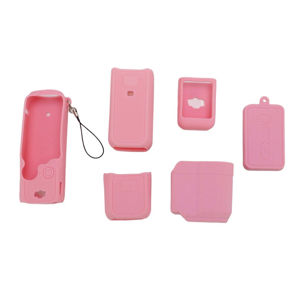 GOWENIC Camera Protective Cover, Camera Screen Lens Protector, Silicone, Anti Scratch Dust Proof Shock Proof Anti Slip Protective Sleeve for 3 (Pinkish)