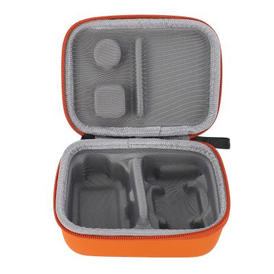 Camera Travel Bag,Camera Handbag Hard Shell Water Proof Closure Camera Carrying Case for Action 5Pro 4 3 Travel (Orange)