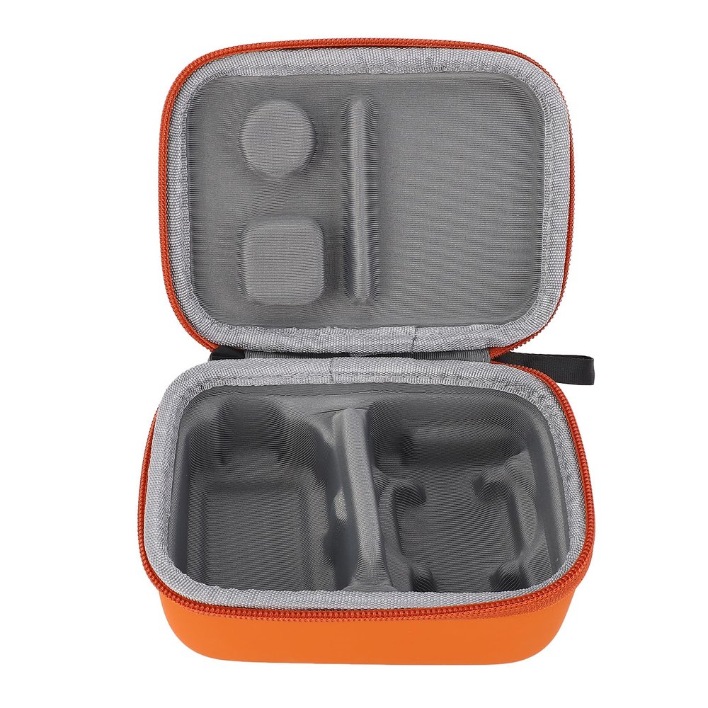 Camera Travel Bag,Camera Handbag Hard Shell Water Proof Closure Camera Carrying Case for Action 5Pro 4 3 Travel (Orange)