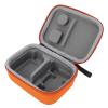 Camera Travel Bag,Camera Handbag Hard Shell Water Proof Closure Camera Carrying Case for Action 5Pro 4 3 Travel (Orange) view 4