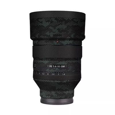 Anti-Scratch Camera Lens Sticker Coat for Sony FE 85mm F1.4 GM Vinyl Wrap Protective Film Body Protector Skin FE 1.4/85 GM 85 1.4(Mamba Green)