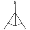 215cm Tripod Loop Light Stand with Metal Pillar ABS Nut, Stable Structure, Bending Exterior Black Painting is view 1