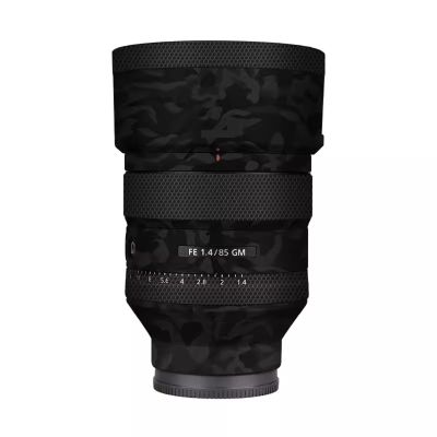 Anti-Scratch Camera Lens Sticker Coat for Sony FE 85mm F1.4 GM Vinyl Wrap Protective Film Body Protector Skin FE 1.4/85 GM 85 1.4(Shadow Camo Black)