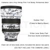 Anti-Scratch Camera Lens Sticker Coat for Sony FE 85mm F1.4 GM Vinyl Wrap Protective Film Body Protector Skin FE 1.4/85 GM 85 1.4(Shadow Camo Black) view 3