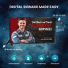 EZ AD TV Digital Signage Stick, Cloud-Controlled Digital Signage Media Player with PowerPoint Upload, Auto Content Updates, Free Plan, AI Image Enhancer, Mobile App, Includes Premium Template Library view 2