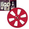 1/4 7 Inch Empty Tape Reel, 6 Holes Universal Open Reel Sound Tape Empty Reel, Aluminum Alloy Recording Take Up Reel to Reel Small Hub Empty Take Up Reel to Reel for TEAC (Red) view 4