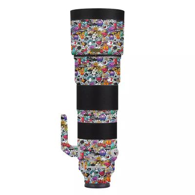 Camera Lens Premium Protector Film Sticker for Sony FE 200-600mm F5.6-6.3 G OSS Skin Vinyl Wrap Film Body Protective Decal Protector Coat 200-600 5.6-6.3(Graffiti White)