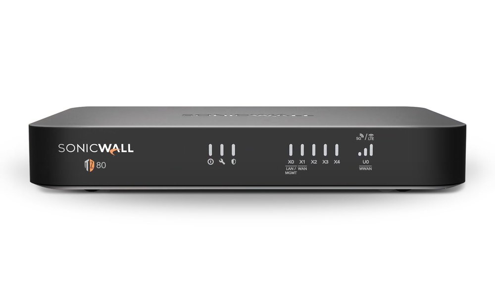 SonicWall TZ80 750 Mbps Firewall, Upgrade + Secure Connect 3-Yr - SOHO NGFW