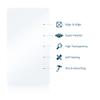 brotect 3D Curved Screen Protector Compatible with Sanorum S001 1.83" (2 Pack) - Full Screen Coverage view 2