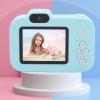 Digital Camera, 3MP 1080P HD Dual Lens Kids Camera with 8X Digital Zoom, 2 Inch Screen Cute Compact Small Camera with Photo Frames Filters Games for Daily Travel (Green) view 4