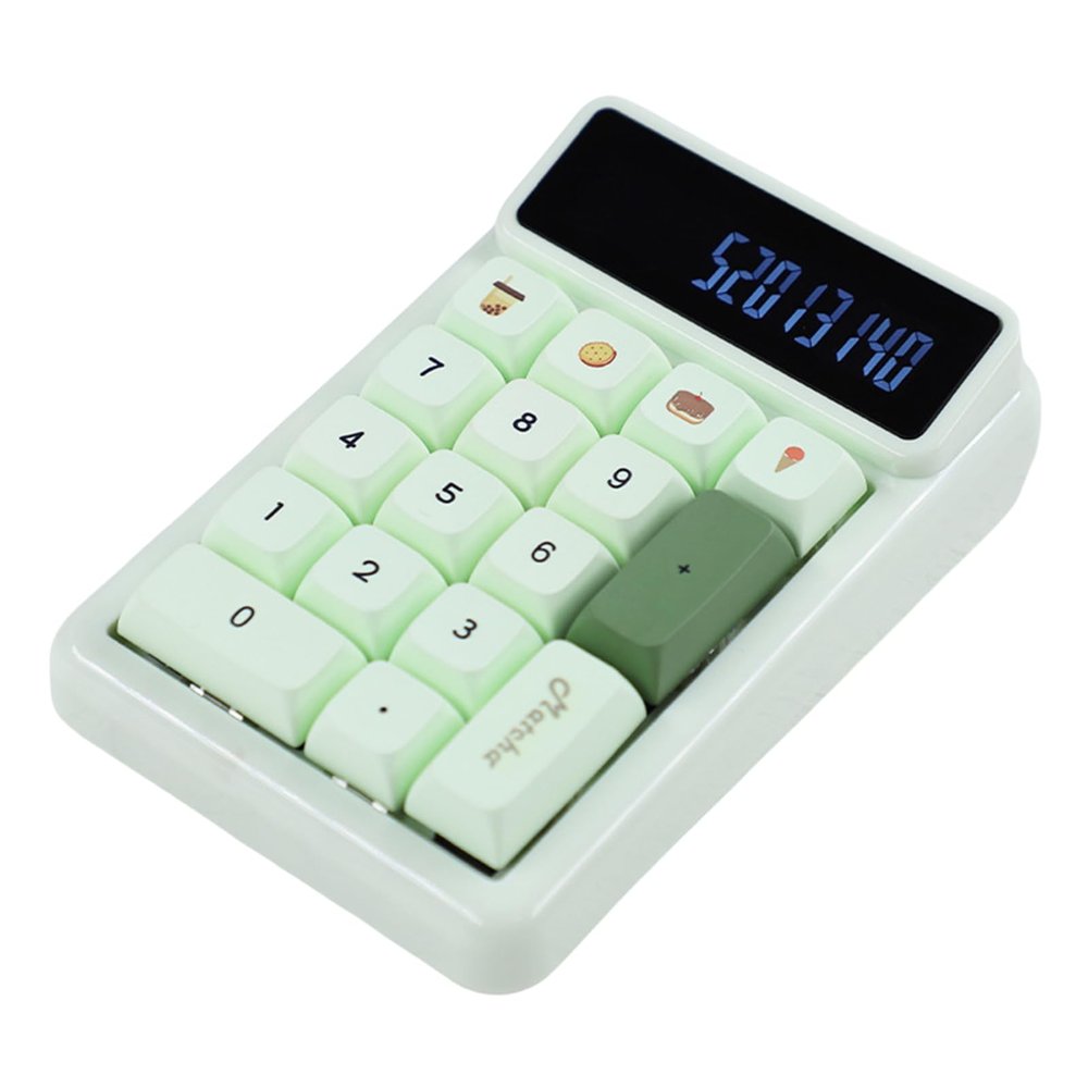 QERPON KM17 Mechanical Numeric Keypad 17Keys Numpad Keyboard Calculator Efficient Data Entry, Hot Swappable for Computers