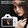 4K 64MP Digital Camera, Kids Camera with 16x Digital Zoom, 3 Inch Screen Anti Shake Compact Small Camera with 120 Degrees Wide Angle, MP3 Playback Mode for Life Recording view 3