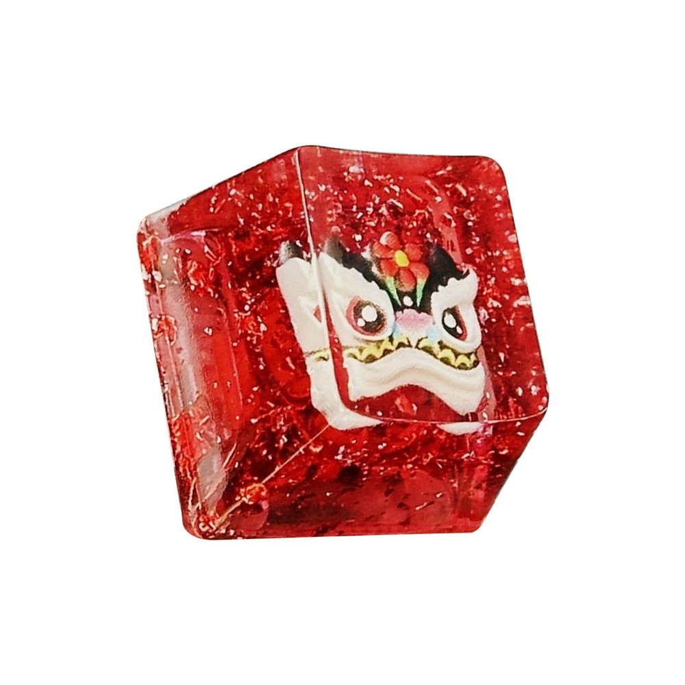 QERPON Handcraft Chinese Styles Resin Keycap for MX Mechanical Keyboards, OEM Height,Customizable Backlits KeyCaps
