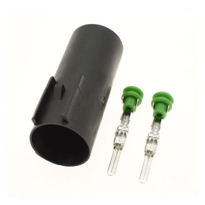 1 Set 2 Pin Female Male 6189-0156 Oil Pressure Switch Knock Cooling Fluid Connector(Male)