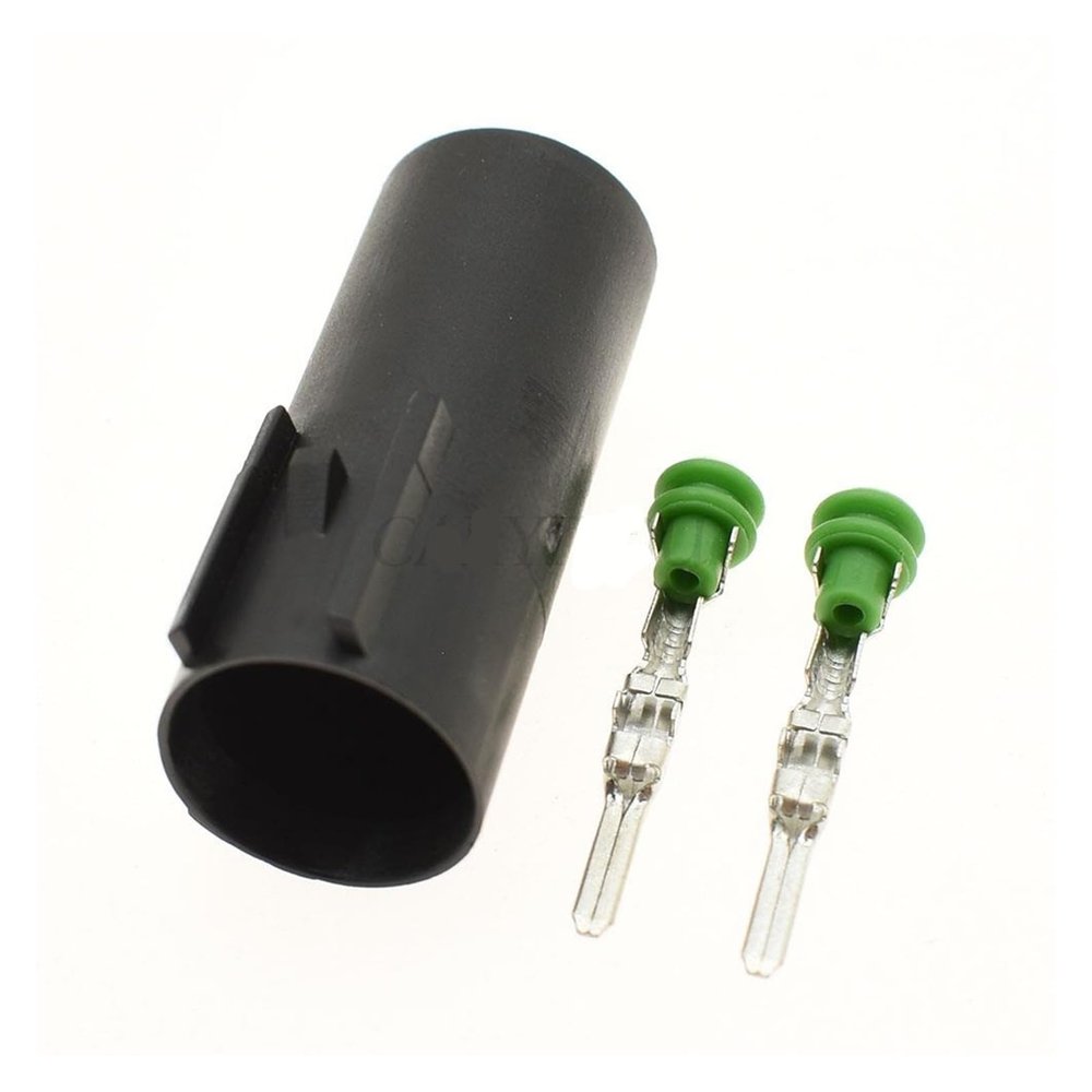 1 Set 2 Pin Female Male 6189-0156 Oil Pressure Switch Knock Cooling Fluid Connector(Male)