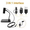 Microscope Observation Digital Microscope 1000X Portable Mini 3-in-1 USB Microscope with LED Light view 4