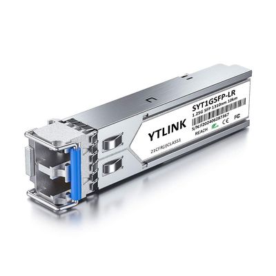 YTLINK 1.25G SFP LR Optical Transceiver Module, SMF SingleMode Fiber Optic Module,1310nm 10 km, 1 Pack