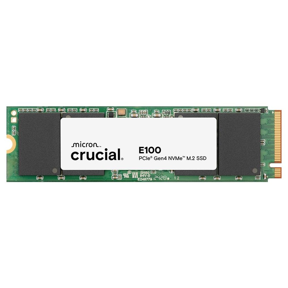 Crucial E100 1TB M.2 NVMe PCIe Gen4 Internal SSD, Up to 5,000MB/s, Laptop & Desktop Compatible - CT1000E100SSD8