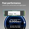 Crucial E100 1TB M.2 NVMe PCIe Gen4 Internal SSD, Up to 5,000MB/s, Laptop & Desktop Compatible - CT1000E100SSD8 view 2