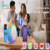 20W Portable Wireless Bluetooth Speaker with Two Microphones Mini Karaoke (Blue) view 4