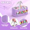 Seracle Carrying Case Travel Felt Bag Compatible with Toniebox 1/2 Audio Player Starter Set and Tonies Figurine (Lilac) view 3