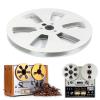 QERPON 1/4 7inch Empty Reel for Reel to Reel Tape Recorders for Open Reel Sound Deck, Aluminum Alloy Reel view 2