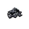 100pcs Pin Header Jumper Blocks Connector 2.54 Mm Fit Compatible CD/DVD Drive Motherboard And/or Expansion Car(Black) view 1