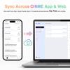 AI Voice Recorder - Voice Recorder w/No Fee for Transcribe & AI Summarize by ChatGPT, APP & Web Control, 121 Languages, 64GB Memory, Wireless Charging,Digital Voice Recorder for Meetings/Calls Silver view 2