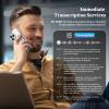 AI Voice Recorder - Voice Recorder w/No Fee for Transcribe & AI Summarize by ChatGPT, APP & Web Control, 121 Languages, 64GB Memory, Wireless Charging,Digital Voice Recorder for Meetings/Calls Silver view 3