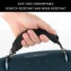 QERPON Portable Speakers Carrying Straps for 2/3/4 Enhances Comfort Nylon Handle Straps with Metal Buckles view 3