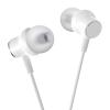 100SEASHELL Wired Headphones Extra Long Cord Earbuds Without Mic Long Cord Length Tv Earphones with Volume Control (White 6.5FT) view 2