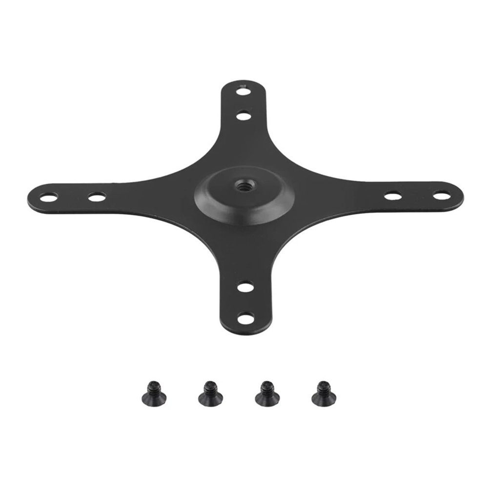 ANZOAT Portable Monitor Mounting Bracket Plate VESA 1/4 Inch Screw Hole to 100X100mm 75X75mm, M4 Screw Set Wall Mount Holder