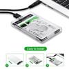 External Hard Drives Sata 3 to USB 3.0 2.5 Inch HDD Ssd Hard Drive Docking Station Enclosure HDD Case view 3