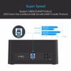 External Hard Drives Case SATA to USB 3.0 Hard Drive Docking Station 5Gbps Super Speed for 2.5''/ 3.5" SSD HDD with 12V Power Adapter view 4
