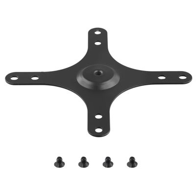 ANZOAT Portable Monitor Mounting Bracket Plate VESA 1/4 Inch Screw Hole to 100X100mm 75X75mm, M4 Screw Set Wall Mount Holder