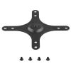 ANZOAT Portable Monitor Mounting Bracket Plate VESA 1/4 Inch Screw Hole to 100X100mm 75X75mm, M4 Screw Set Wall Mount Holder view 1