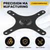 ANZOAT Portable Monitor Mounting Bracket Plate VESA 1/4 Inch Screw Hole to 100X100mm 75X75mm, M4 Screw Set Wall Mount Holder view 2