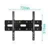ANZOAT Durable Black Cold Rolled Steel Angle Adjustable Flip Up and Down Tilting TV Mount for 42"-85" view 2