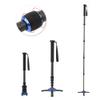 C 222M 1 Carbon Fiber DSLR Camera Monopod, Portable Telescopic Mountaineering Cane, Lightweight with Quick Locking System, 5 Section Foldable to 50cm, Extends up to 170cm, view 2