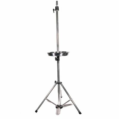 Hair Art Collapsible Stainless-Steel Mannequin Tripod with Tray & Foot Paddle