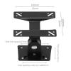 ANZOAT Universal F01 Adjustable 10KG TV Wall Mount Bracket Support 180 Degree Rotation for 14-27 Inch LCD LED Flat Panel TV view 4
