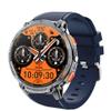 Lamshaw Compatible for Mingwear Military Smart Watch Bands, Sports Silicone Band Strap Replacement Wristband Compatible for Mingwear K68 1.85" Military Smart Watch (Blue) view 1