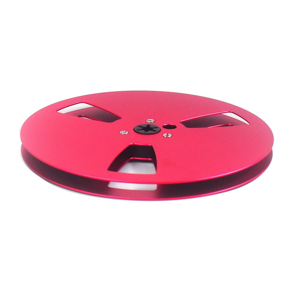 hokojix Aluminum Alloy 1/4inch 7inch Empty Reel for Reel to Reel Tape Recorders 3 Hole Reel for Open Reel Sound Deck