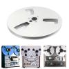 hokojix Aluminum Alloy 1/4inch 7inch Empty Reel for Reel to Reel Tape Recorders 3 Hole Reel for Open Reel Sound Deck view 2