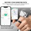 Smart Ring for Men Smart Ring Women Heart Rate Monitor Sleep Tracker Health Ring Fitness Tracker Gesture Control GPS Pedometer Calories Step Counter IP68 Waterproof Compatible with iOS Android Phones view 3