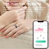 Smart Ring for Men Smart Ring Women Heart Rate Monitor Sleep Tracker Health Ring Fitness Tracker Gesture Control GPS Pedometer Calories Step Counter IP68 Waterproof Compatible with iOS Android Phones view 4