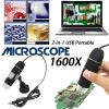 Lab Microscope Accessories 1600X /1000X/500X Mega Pixels 8 LED Digital USB Microscope USB Camera(As Phone B3 1000X) view 2