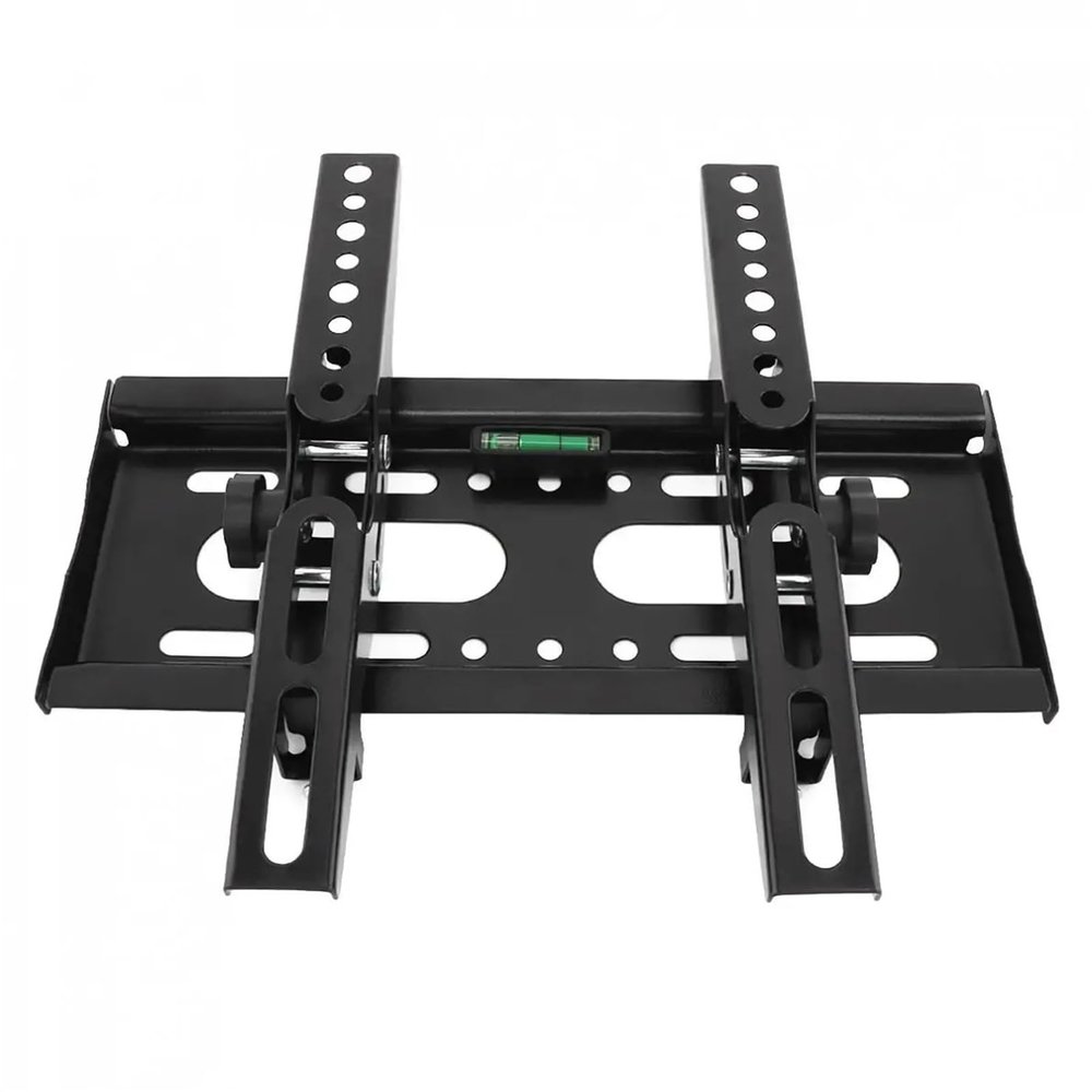 ANZOAT 25KG Adjustable TV Wall Mount Brackets Flat Panel TV Frame Support 15 Degrees Tilt with Level for 14-42 Inch LCD LED Monitor